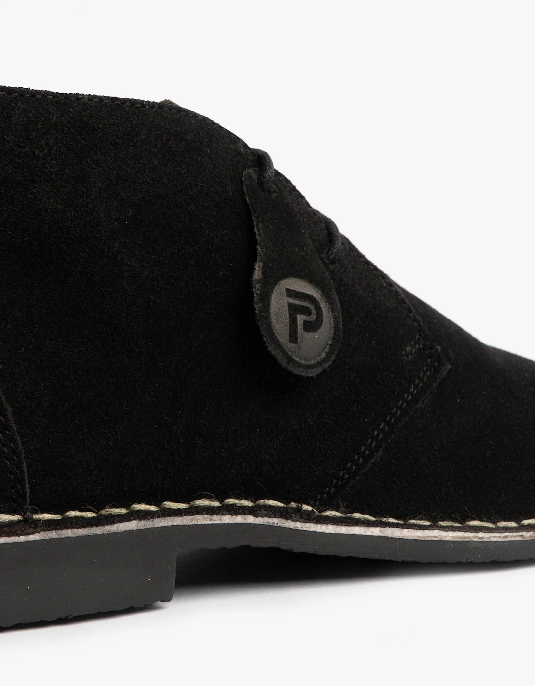 VESPA Unisex Desert Boots Black