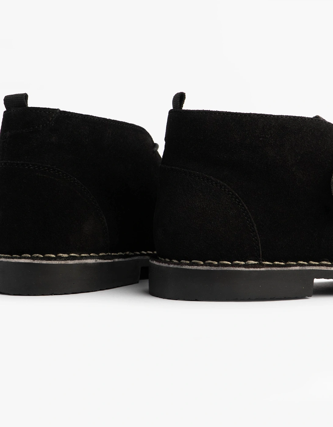 VESPA Unisex Desert Boots Black