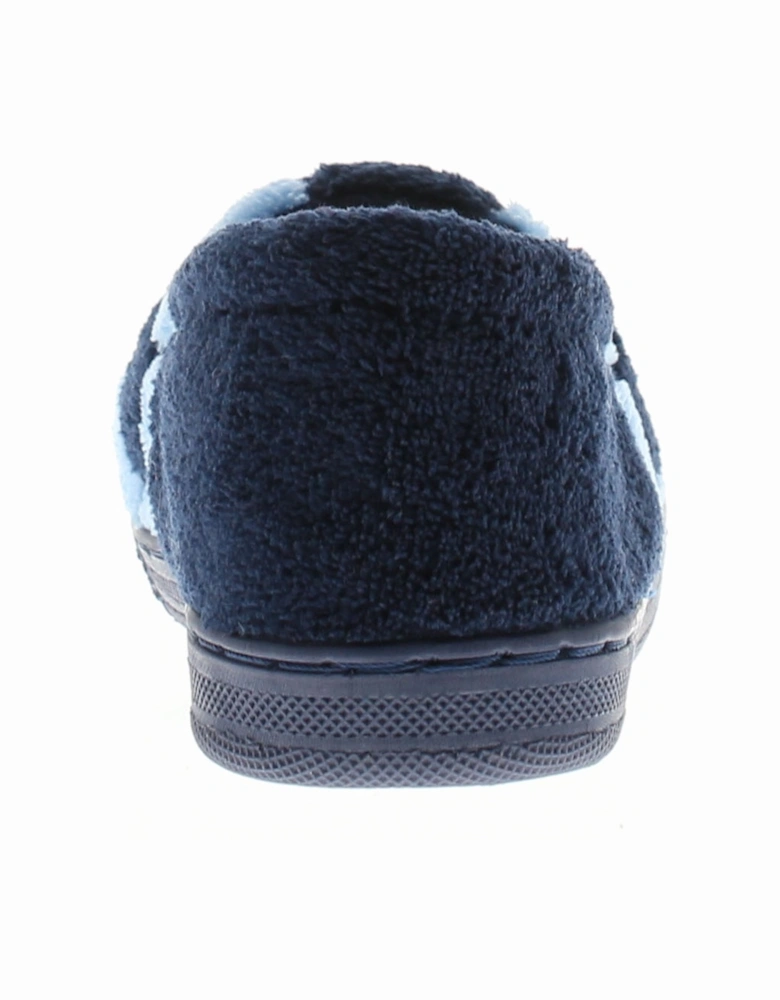 Boys Full Slippers Junior Football Hernandez blue UK Size