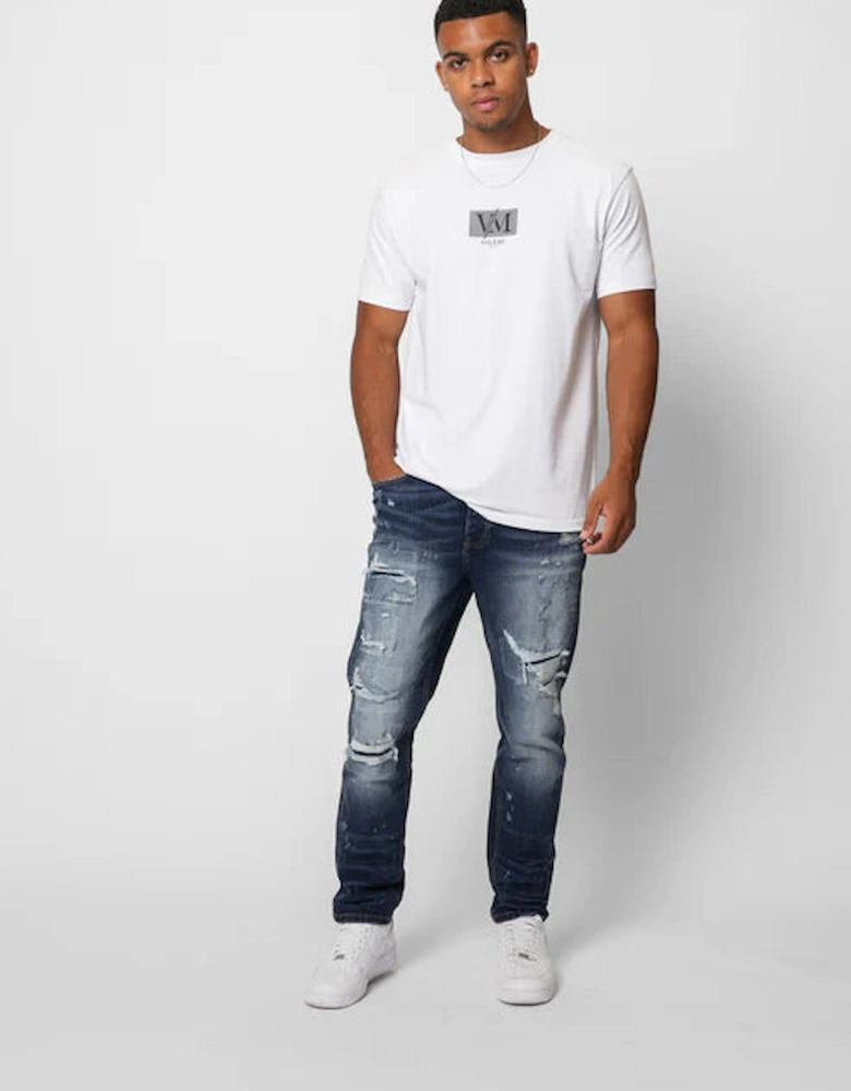 Genova Ripped Jean - Blue
