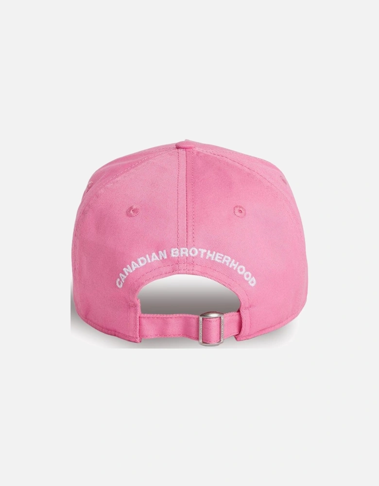 Mini Logo Baseball Cap in Pink