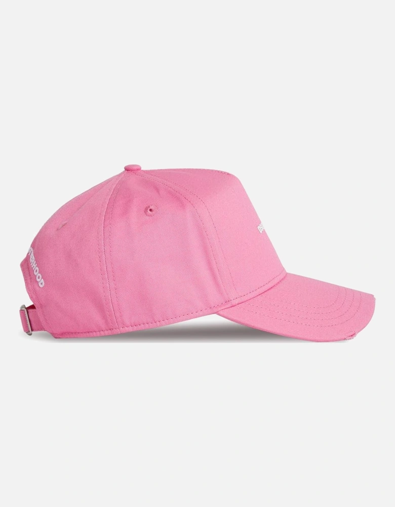 Mini Logo Baseball Cap in Pink