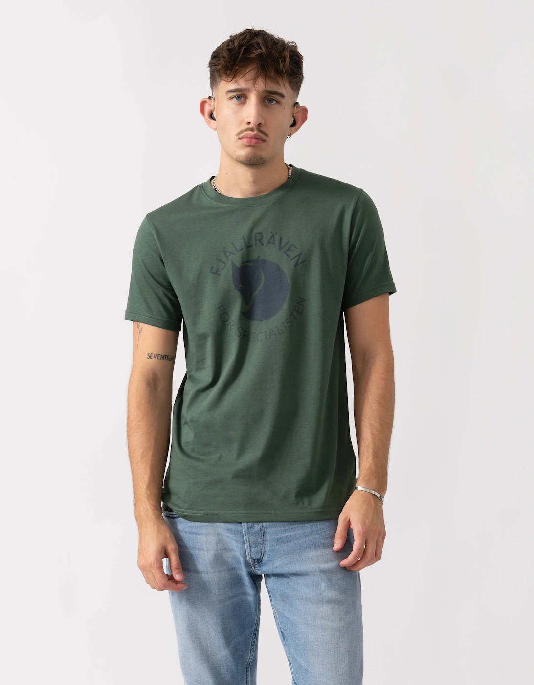 Fox Mens T-Shirt - Deep Patina 679, 5 of 4