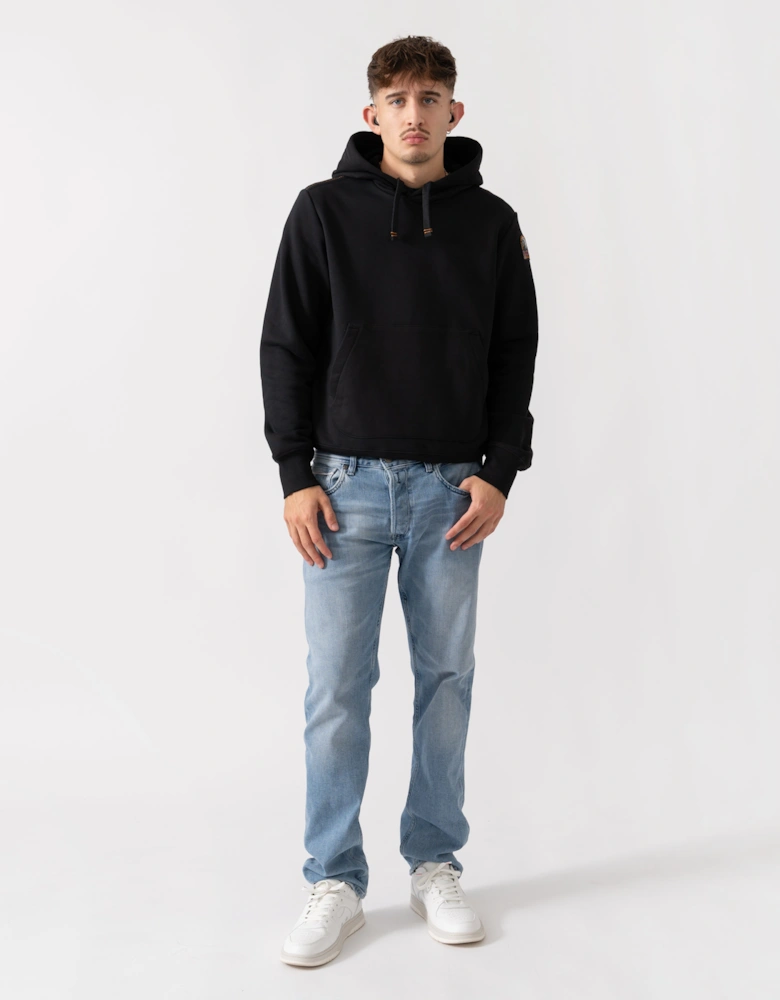 Everest Mens Hooded Sweatshirt - Black 541