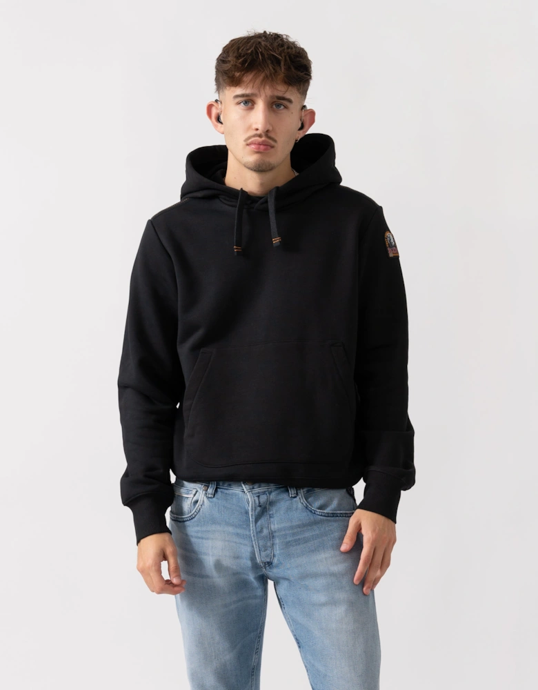 Everest Mens Hooded Sweatshirt - Black 541