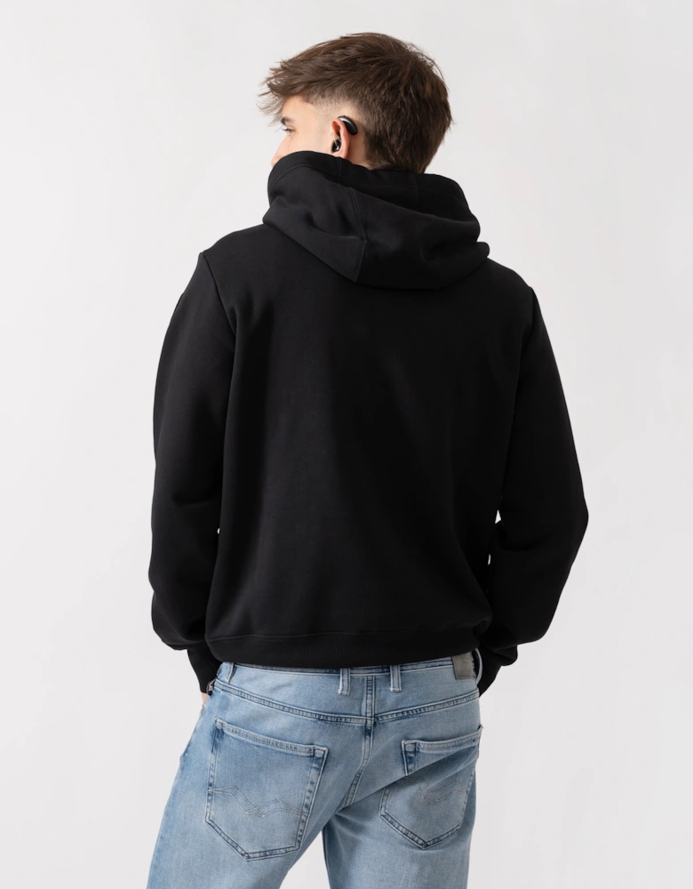 Everest Mens Hooded Sweatshirt - Black 541