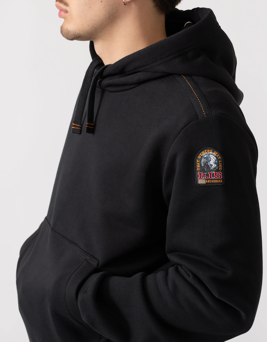 Everest Mens Hooded Sweatshirt - Black 541