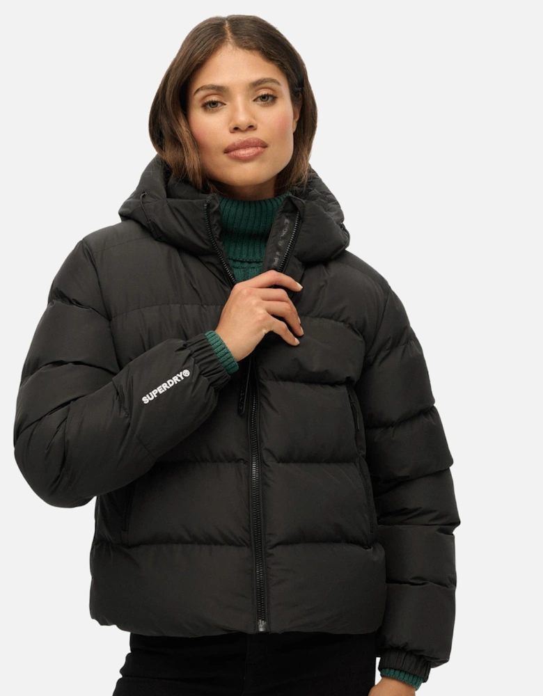 Womens Hooded Sports Padded Jacket