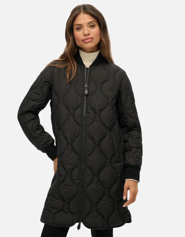 Womens Long Liner Padded Jacket