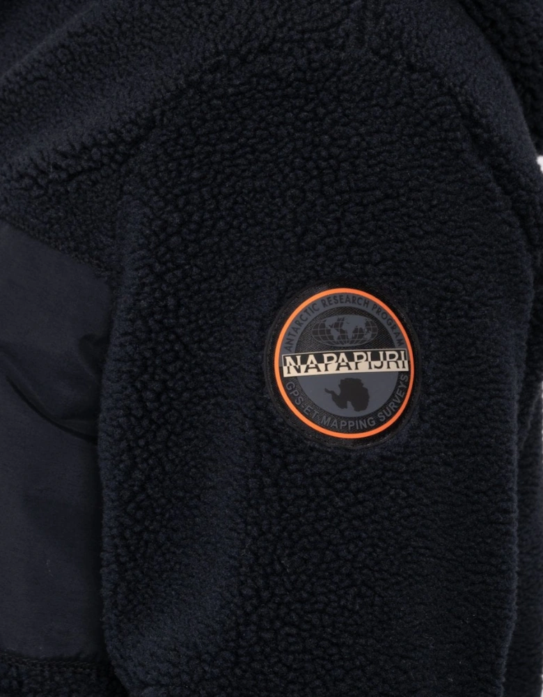 Yupik Mens Zip Through Hoodie - Black 041
