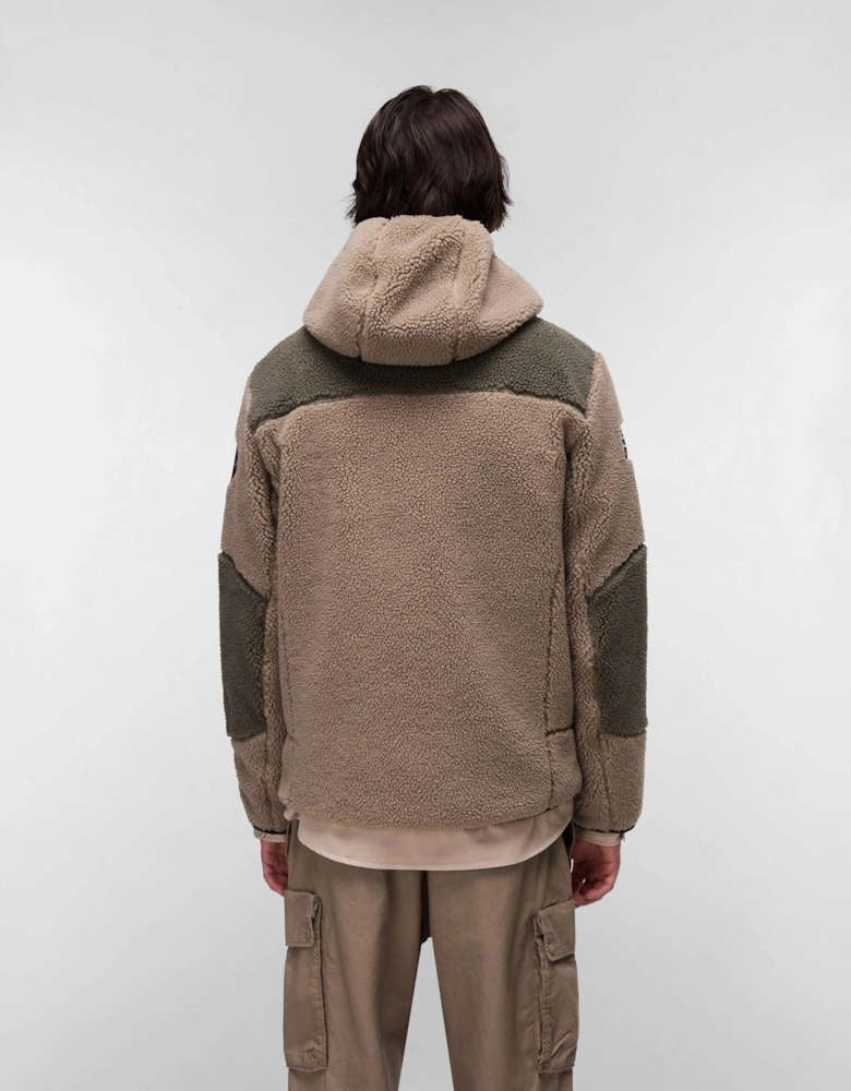 Yupik Mens Zip Through Hoodie - Colourblock MCD