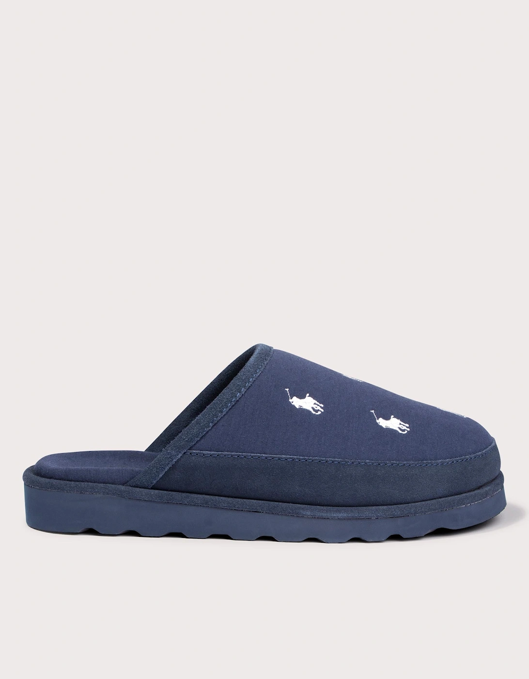 Reade Suede-Trim Polo Pony Scuff Slippers, 5 of 4