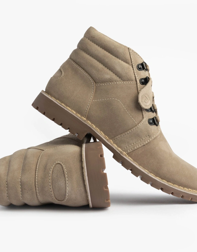 TROOPER Mens Desert Boots Taupe