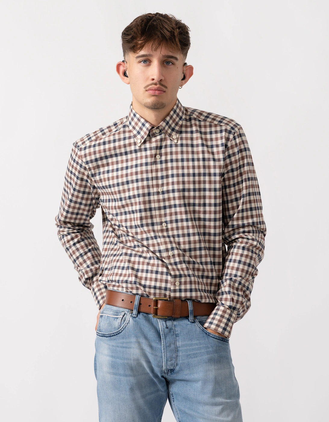 Mens Iconic Shirt - Club Check 28, 6 of 5