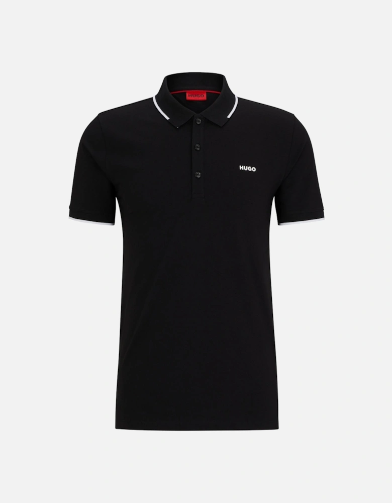 HUGO Dinoso222 Polo Shirt, Black