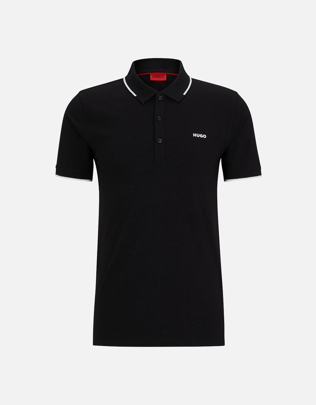 HUGO Dinoso222 Polo Shirt, Black, 2 of 1