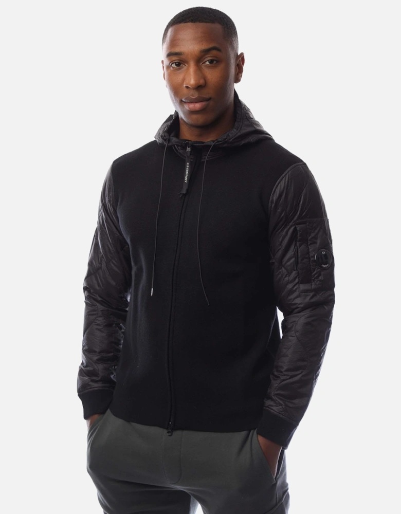 Extrafine Merino Wool Mixed Hoodie