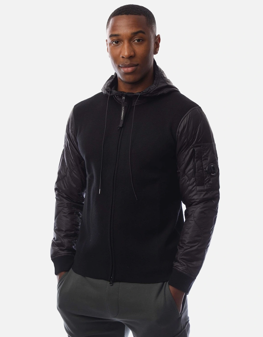 Extrafine Merino Wool Mixed Hoodie, 5 of 4