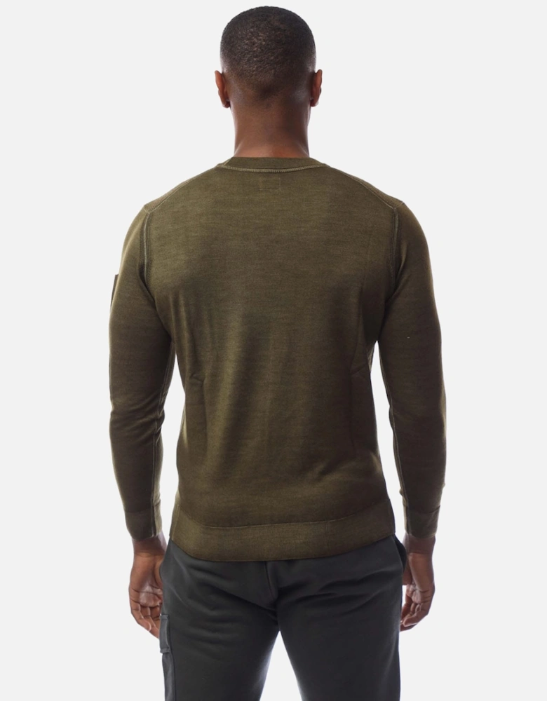 Merino Wool Lens Crewneck Sweatshirt