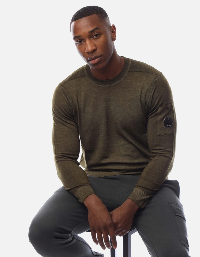 Merino Wool Lens Crewneck Sweatshirt