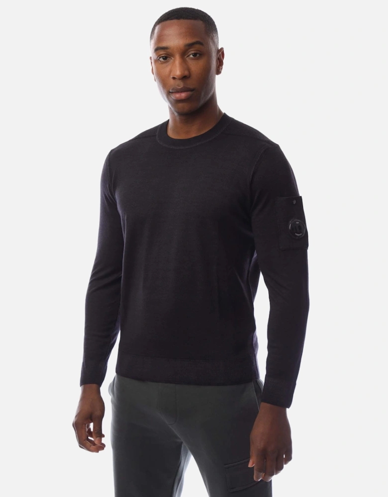 Merino Wool Lens Crewneck Sweatshirt