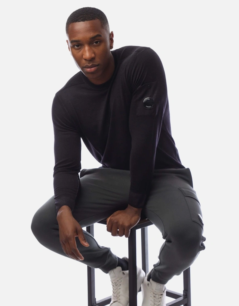 Merino Wool Lens Crewneck Sweatshirt