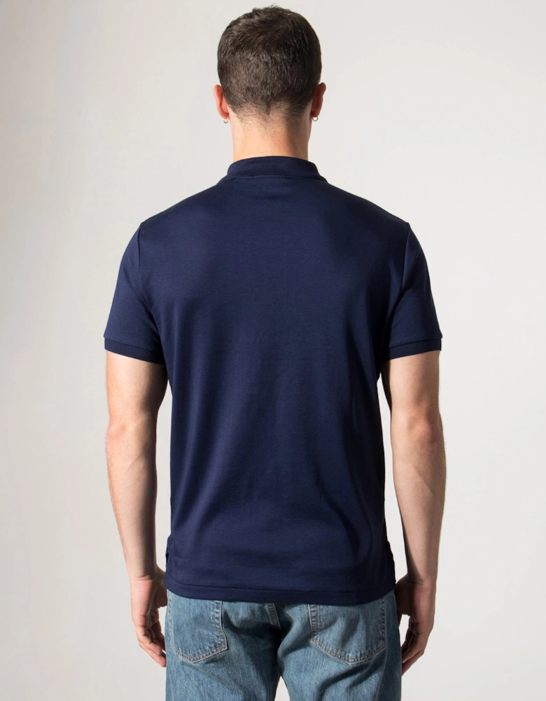 Custom Slim Fit Interlock Polo Shirt