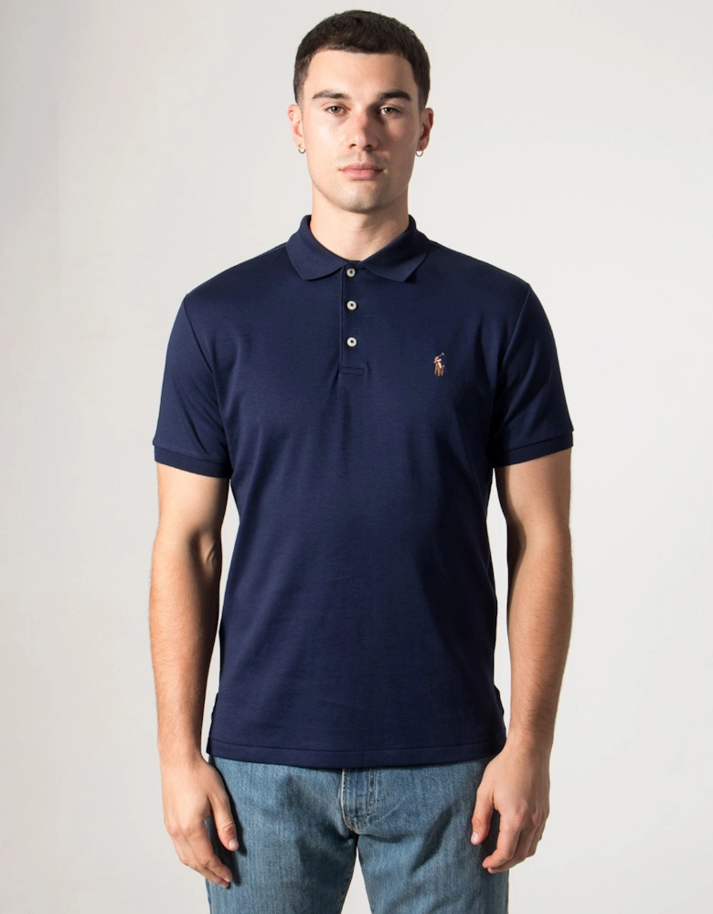 Custom Slim Fit Interlock Polo Shirt
