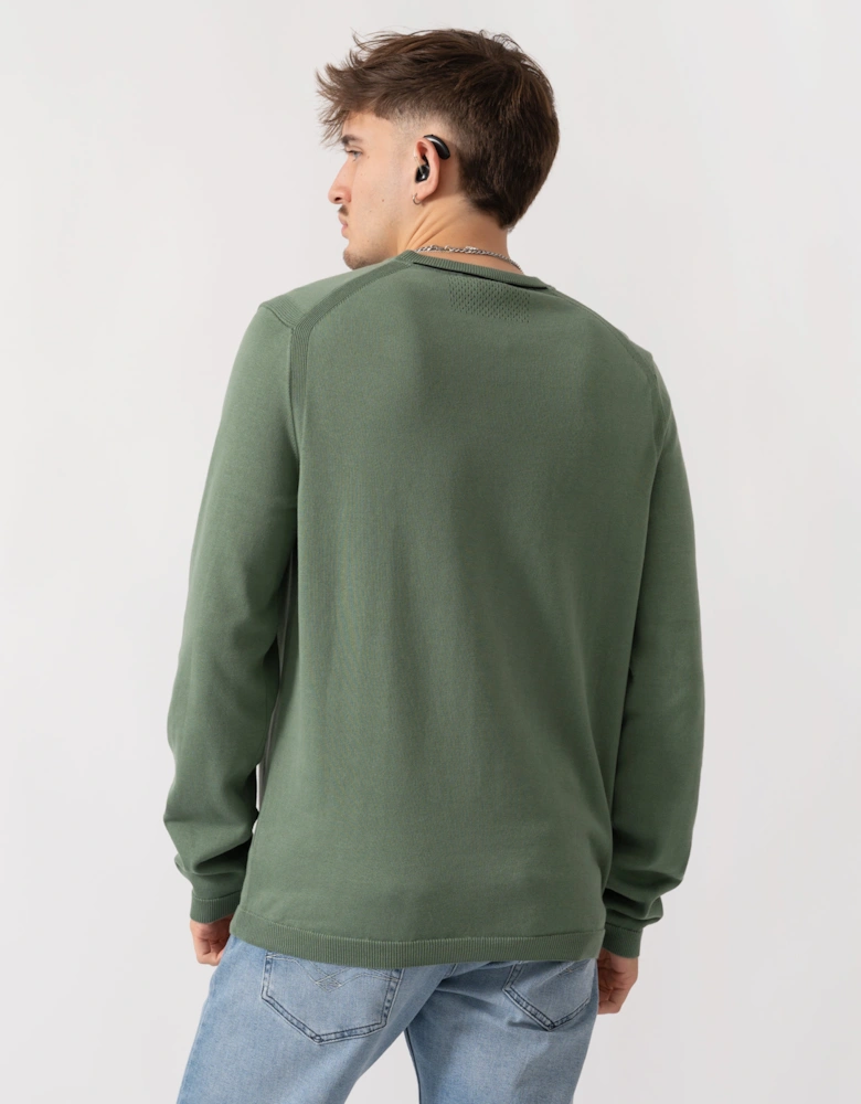 BOSS Green K_Ever-X Mens Crew Neck Jumper - Open Green 358