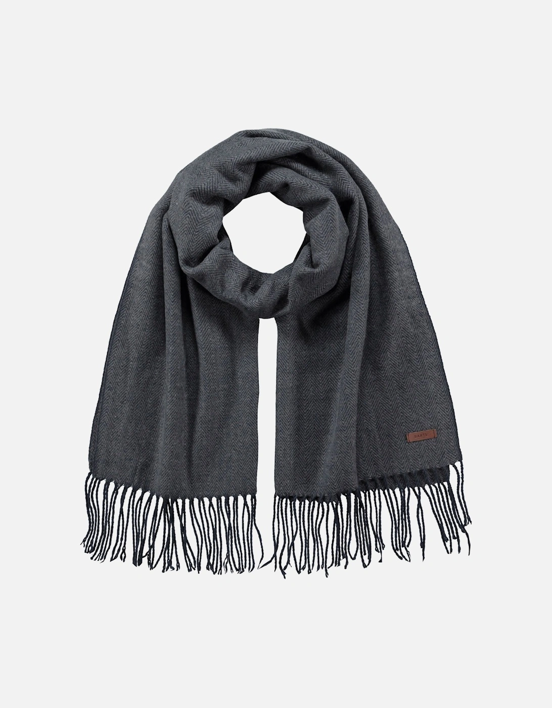Mens Soho Wide Herrinbone Outdoor Scarves, 2 of 1