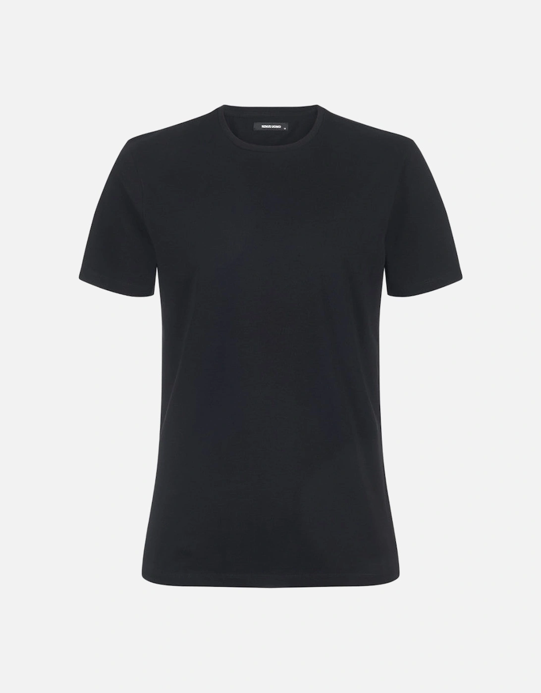 Crew Neck T-shirt A1-25 00 Black, 4 of 3