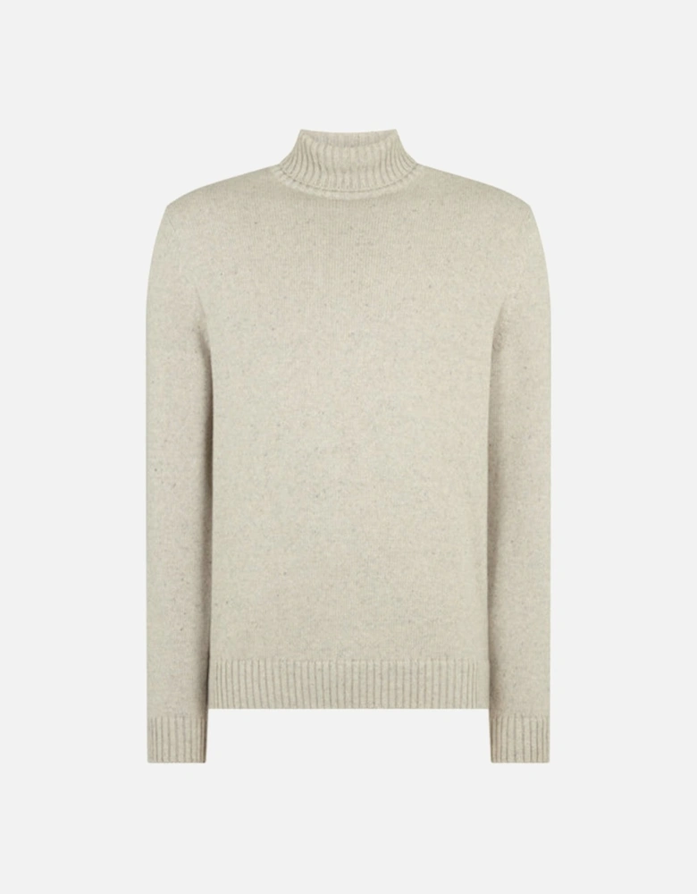 Chunky Roll Neck 02 Light Grey