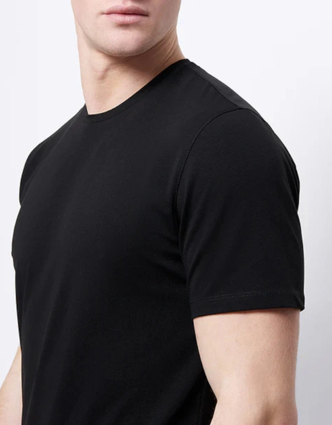 Crew Neck T-shirt A1-25 00 Black