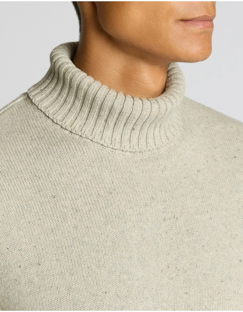 Chunky Roll Neck 02 Light Grey