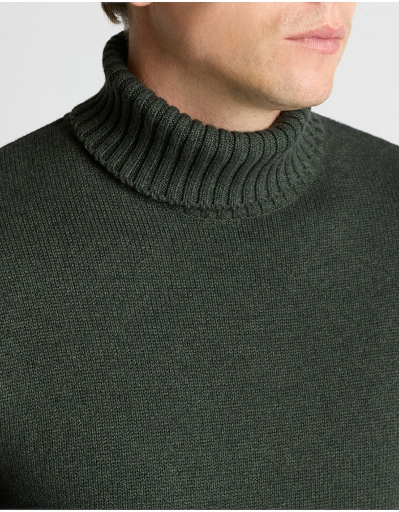 Chunky Roll Neck 38 Green