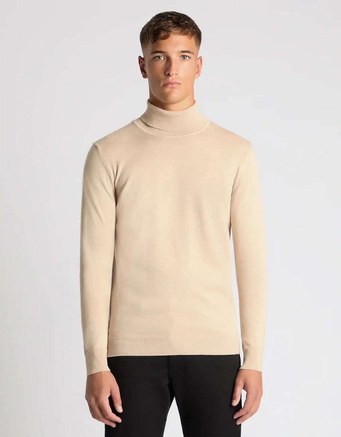 Fine Gauge Roll Neck 91 Stone