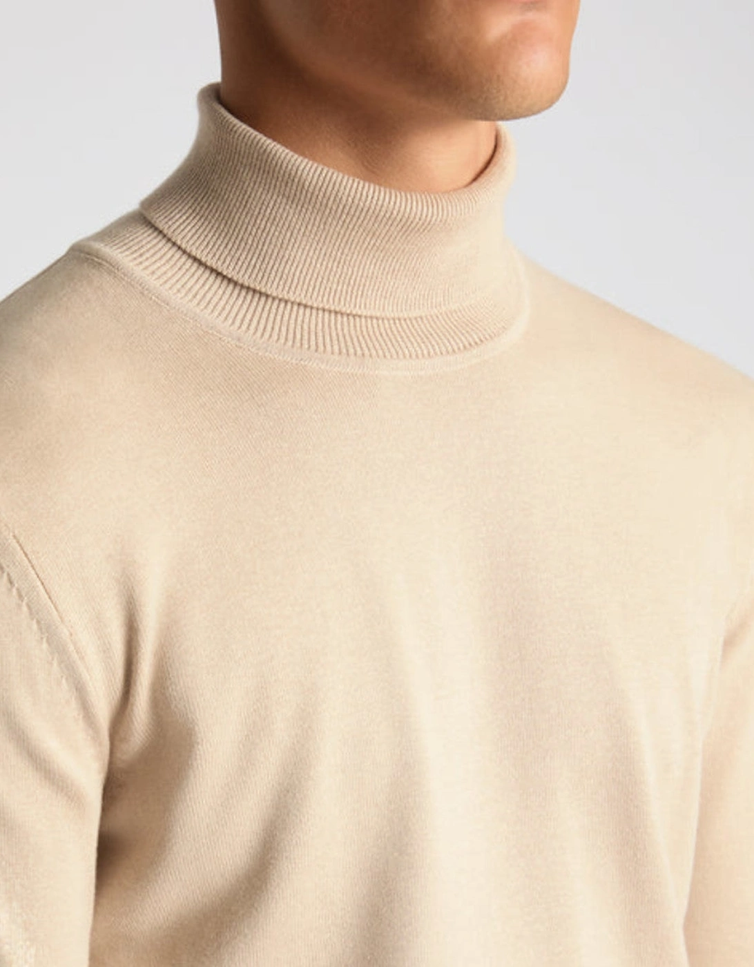 Fine Gauge Roll Neck 91 Stone