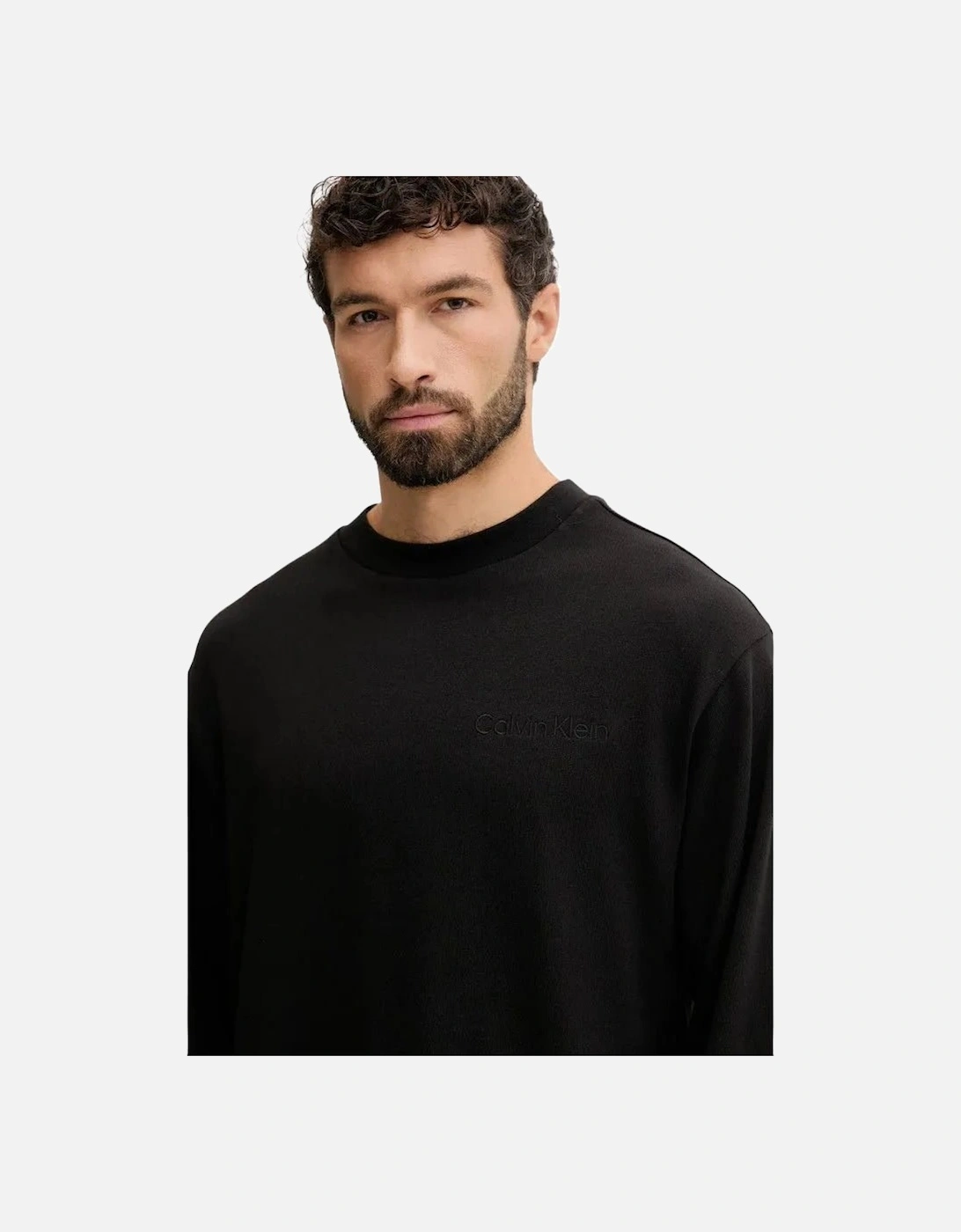 Icon Jersey Pyjama Set, Black
