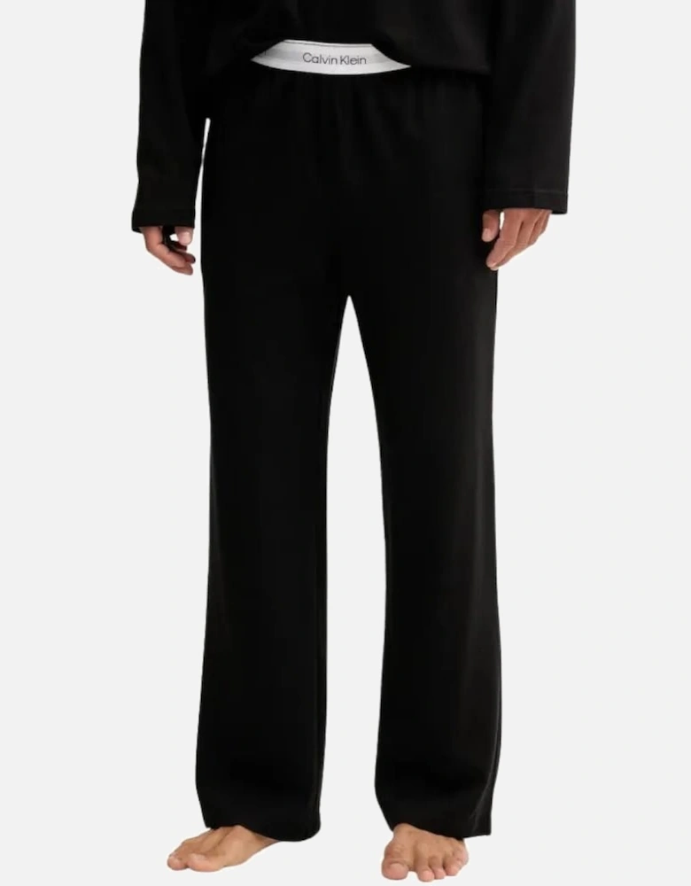 Icon Jersey Pyjama Set, Black
