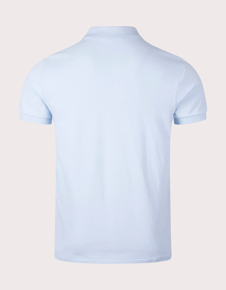 Custom Slim Fit Mesh Polo Shirt