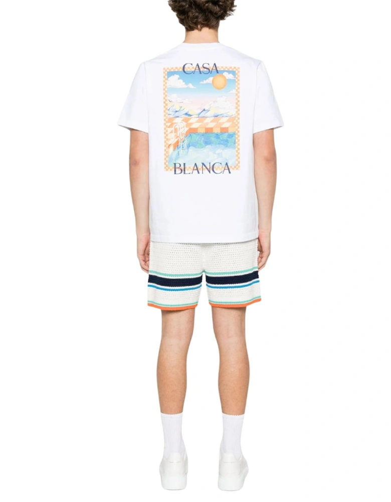 Surreal Pool White T-Shirt