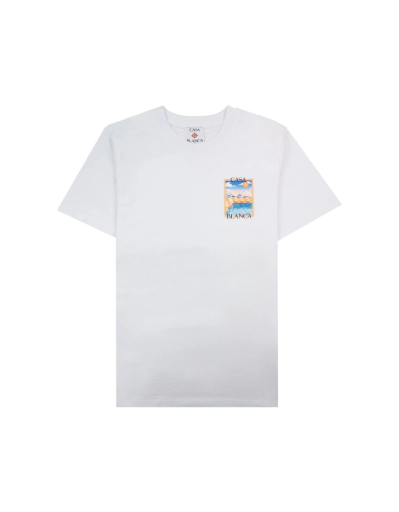 Surreal Pool White T-Shirt