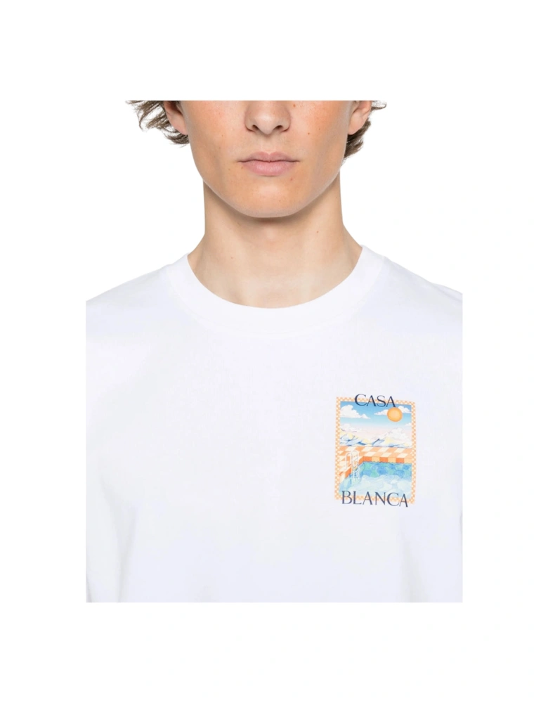 Surreal Pool White T-Shirt