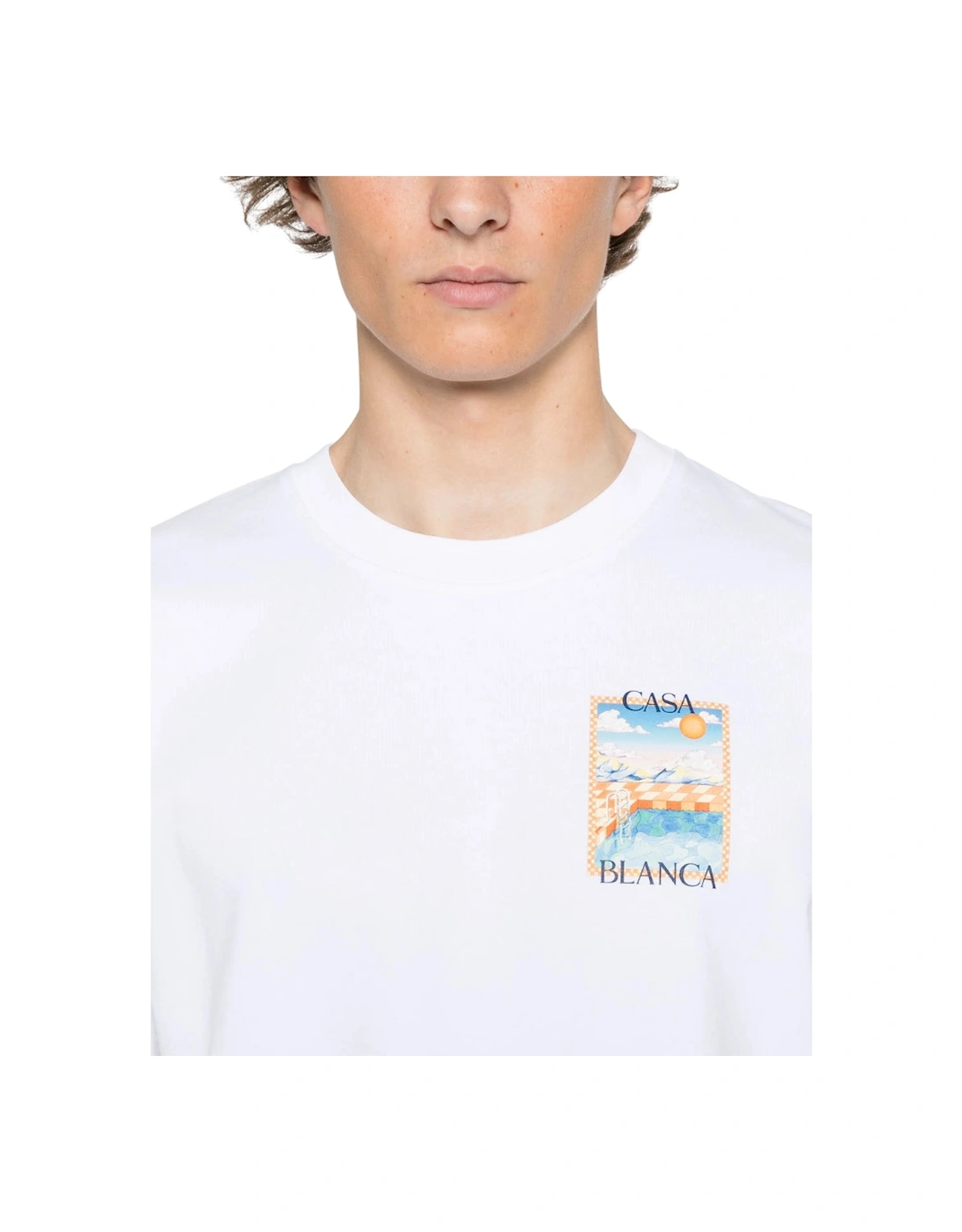 Surreal Pool White T-Shirt