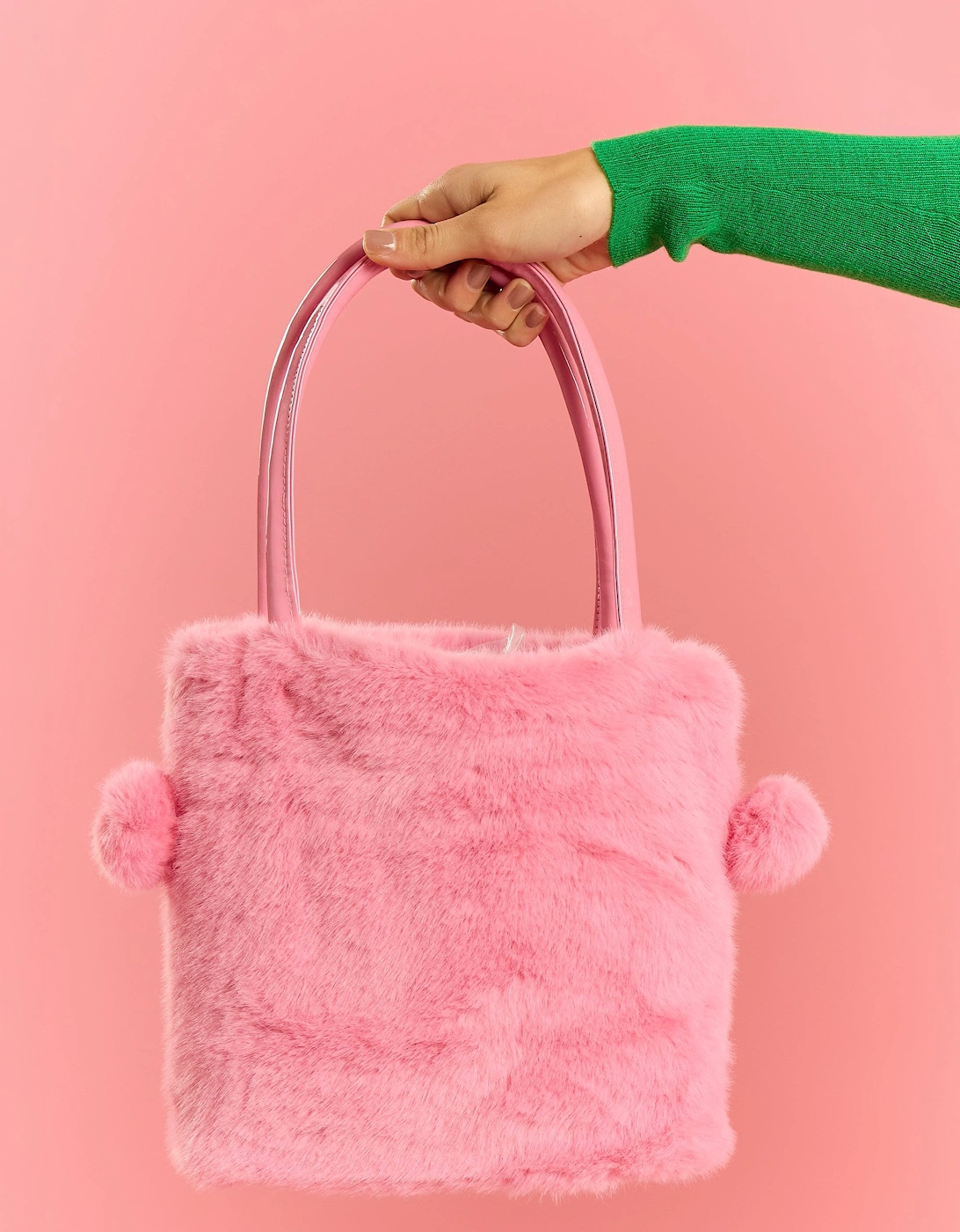 Pink Faux Fur Bag, 3 of 2