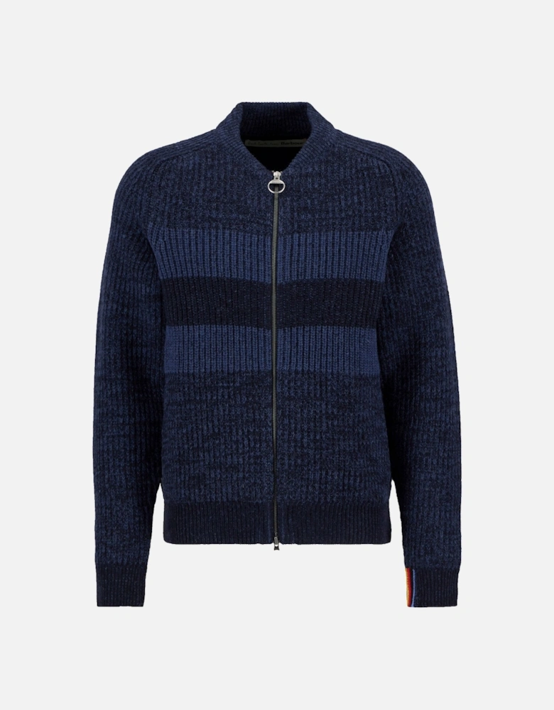 x Paul Smith Knitted Bomber Navy