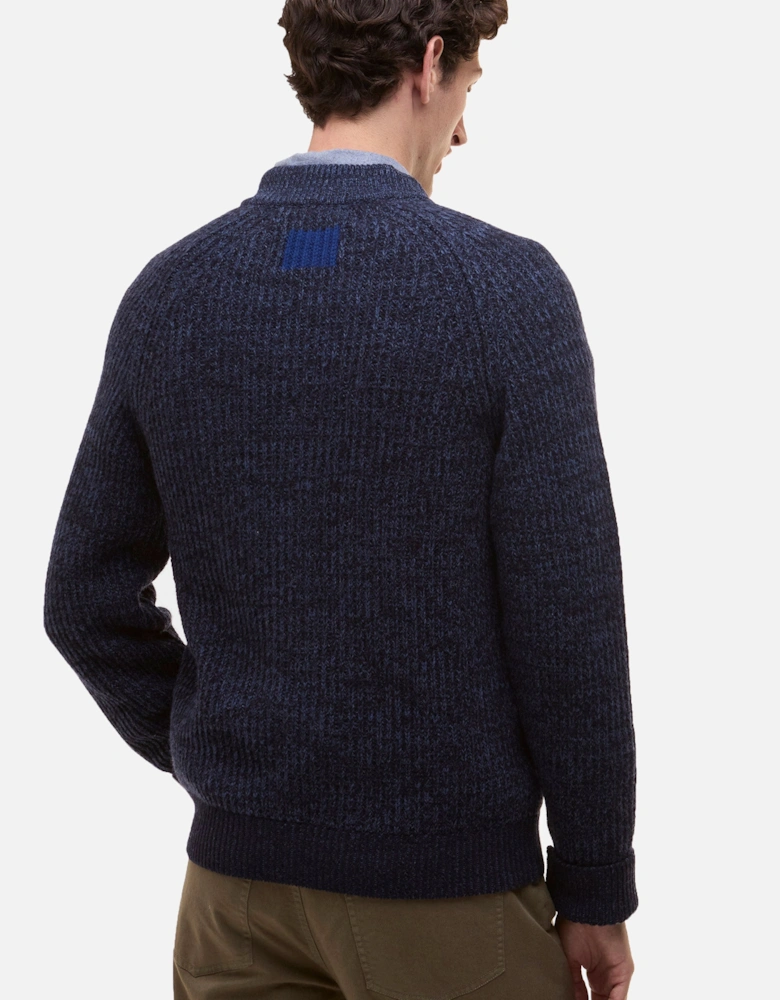 x Paul Smith Knitted Bomber Navy
