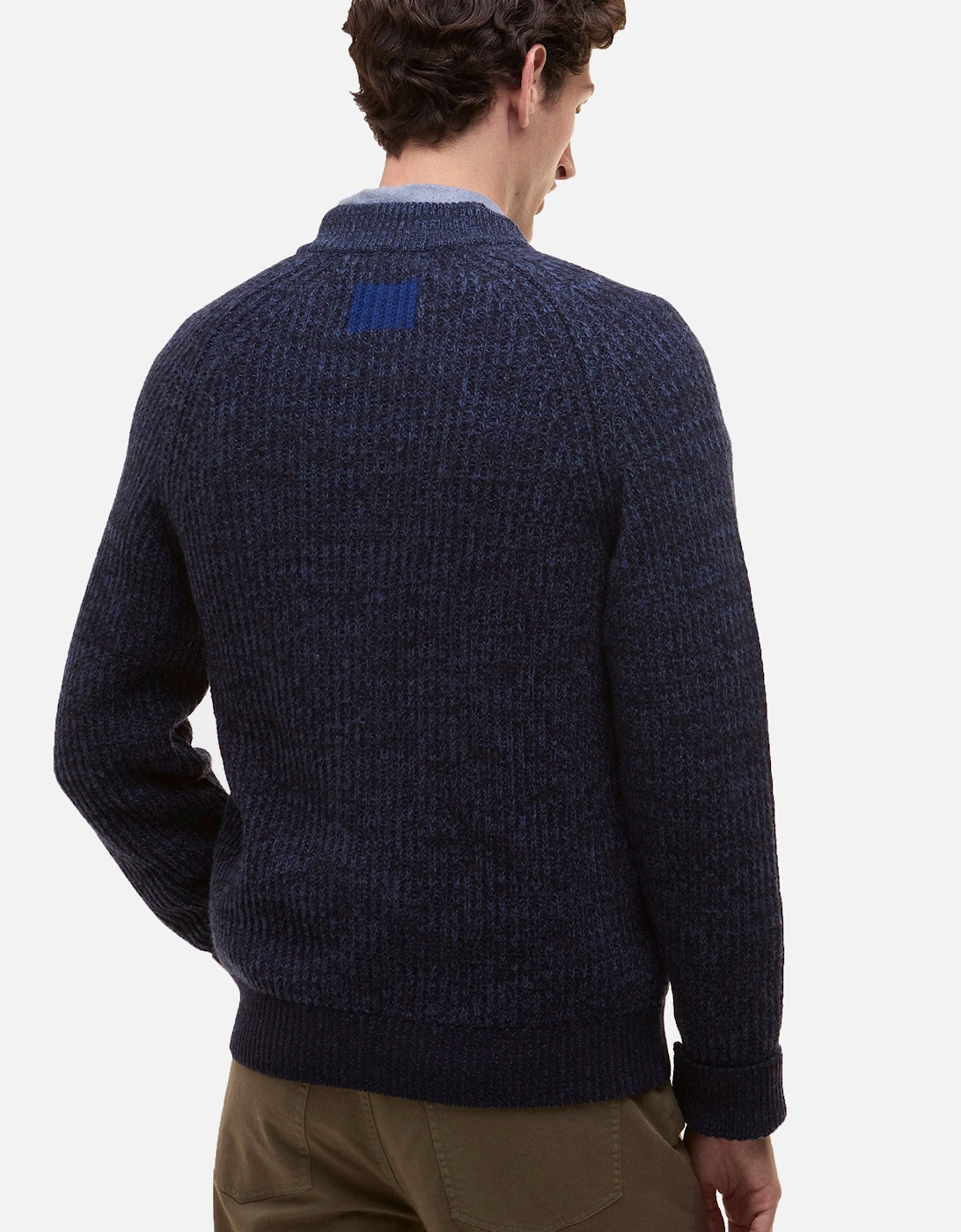 x Paul Smith Knitted Bomber Navy