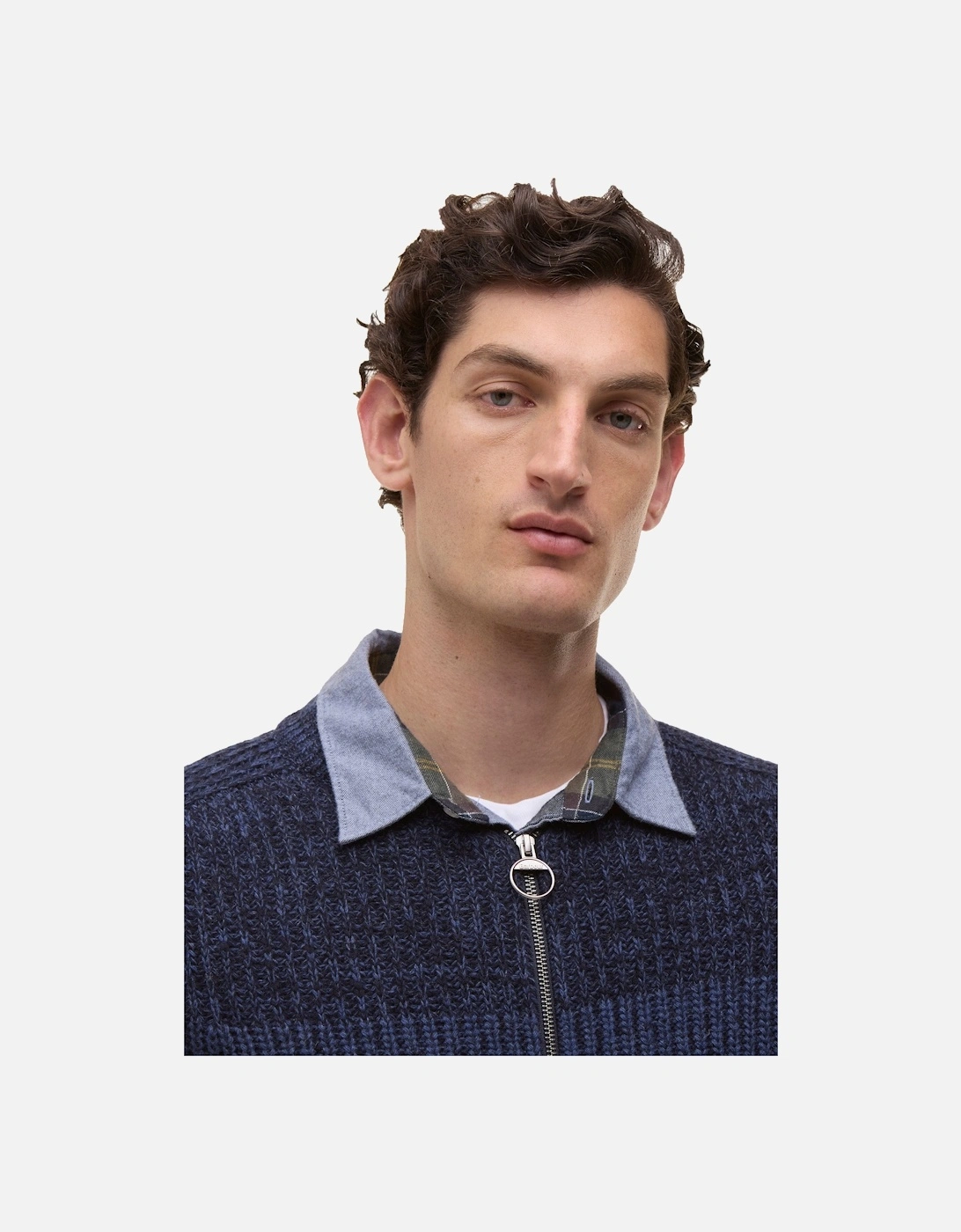 x Paul Smith Knitted Bomber Navy