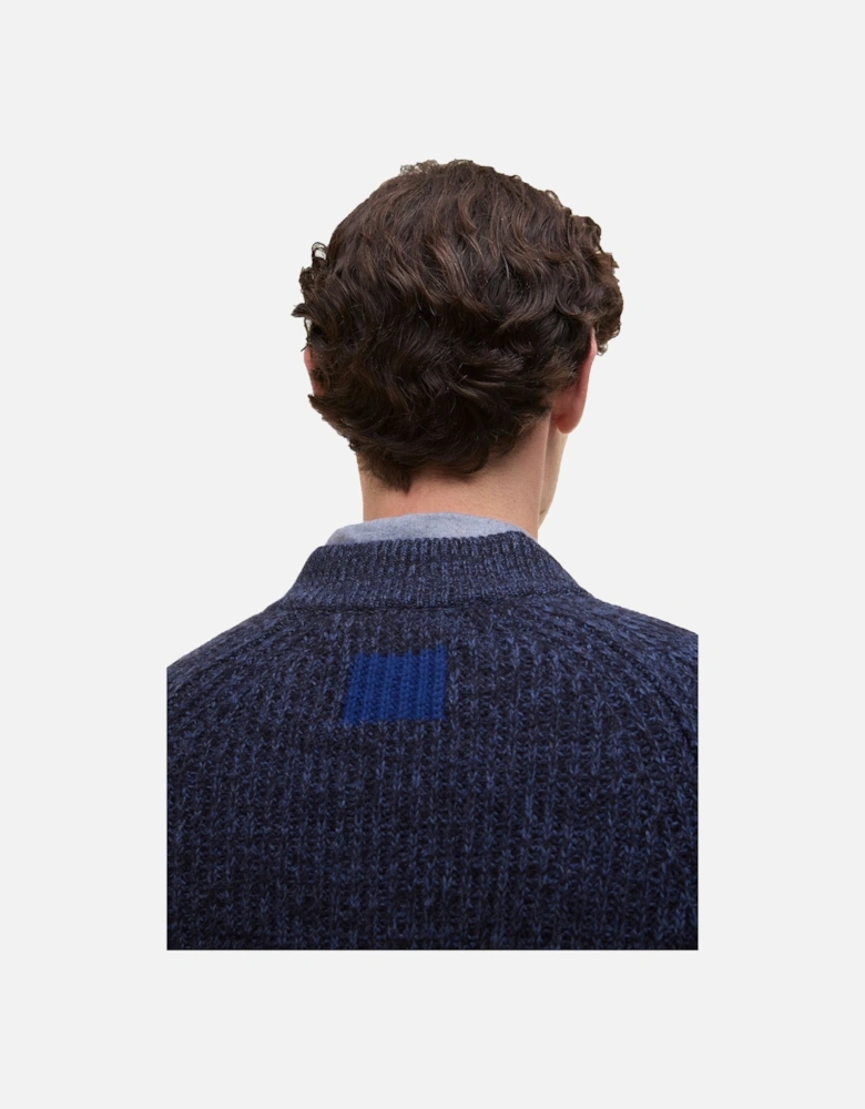 x Paul Smith Knitted Bomber Navy
